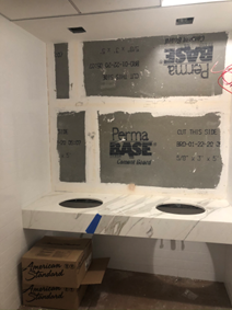Commercial restrooms during and after renovation3