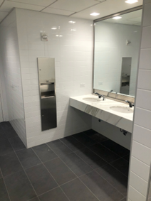 Commercial restrooms during and after renovation4