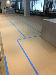 Supreme has extensive experience in working in occupied spaces and takes protection very seriously